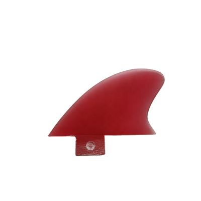 China Red Color Stable Transparent Small Fin N1 Fiberglass Fin Surf Kneeling Fin for sale