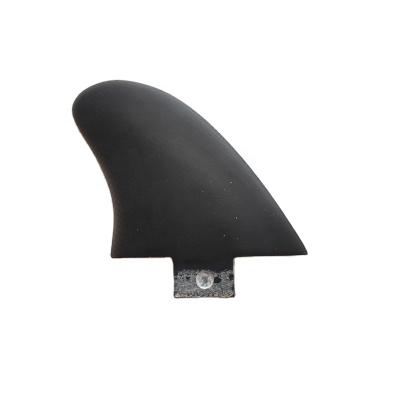 China Stable Black Color Small Fin N1 Surfboard Center Fin Fiberglass Surf Kneeling Fin for sale