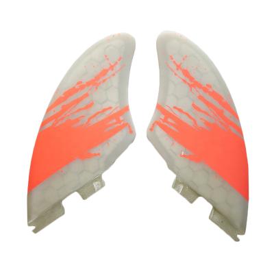 China Stable Fiberglass With Honeycomb Surfboard Fins Large Size Keel Fin Sets for sale