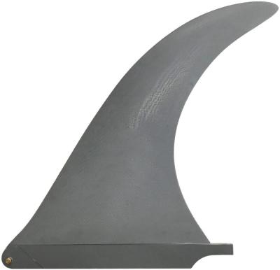 China Stable Gray 10inch Longboard Fin For US BOX Single Center Fin for sale