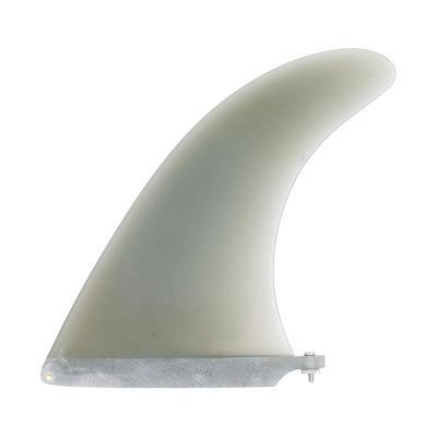 China 9inch Color Stable Clear Fiberglass Single Fin For Surfboard And Longboard Paddle Board for sale