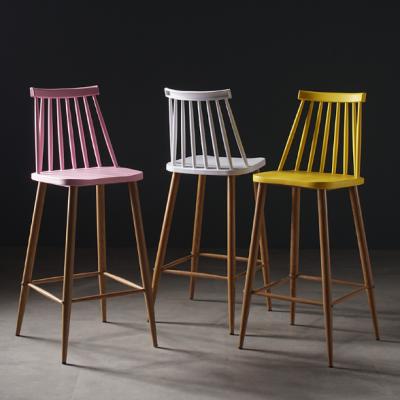 China Modern Vintage Vintage Stools Coffee Shop Furniture and Tables Bar Stool High Metal Chairs Industrial Restaurant Bar Table and Chairs for sale