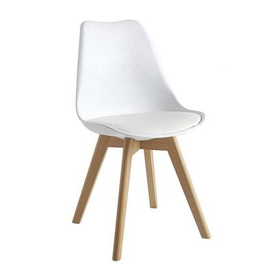 China (Other) Hot Selling Adjustable Dining Chair Wooden Tulip Dining Chair Plastic Chair for sale