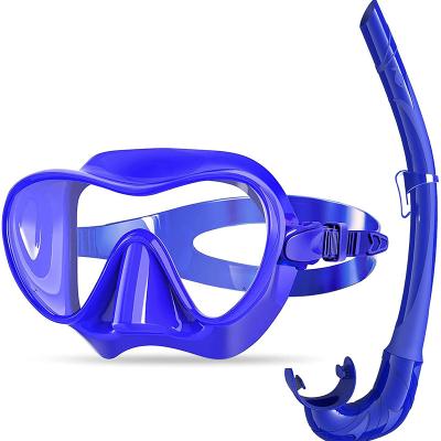 China Wholesale Price Underwater Snorkeling 180 Wide View Snorkel Diving Mask Set With J Shape Snorkel Tube for sale