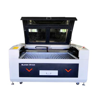 China CO2 Water Cooled Acrylic Sheet Superstar Laser Leather Cutting Machine for sale