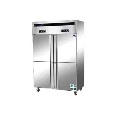 China new type stainless steele display freezer vertical display freezer Double-temperature commercial for sale