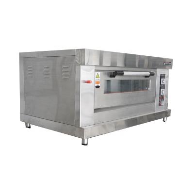 China Bakery Stainless Steel Commercial Oven Double Decks Electric Pizza Baking Oven for sale