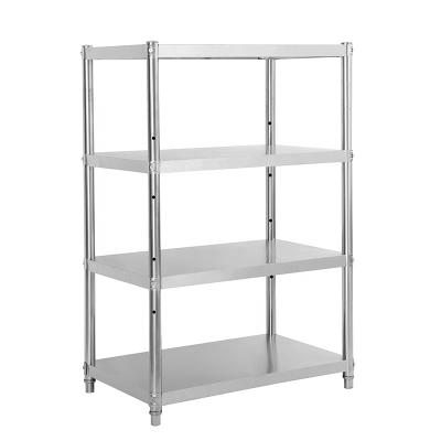 China Commercial kitchen restaurant wall kitchen racks stainless steel shelf shop shelf shelves supermarket for sale