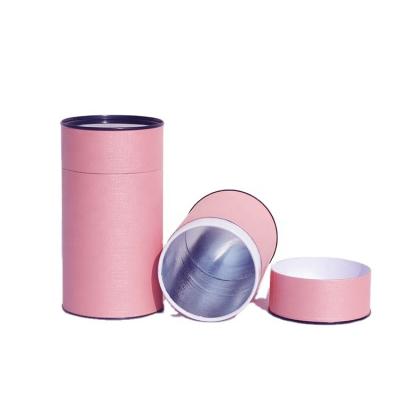 China Recyclable Exquisite Gift Box Packaging Paper Round Tube Cosmetic Packaging Box Customization for sale