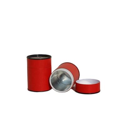 China Recyclable Cosmetic Paper Tube Packaging Box Container Universal Cylinder Seal Jar for sale