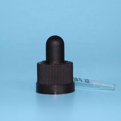 China Non Spill Pile Proof Glass Dropper For Essential Oil Bottle Glass Pipette CCT Glass Dropper for sale