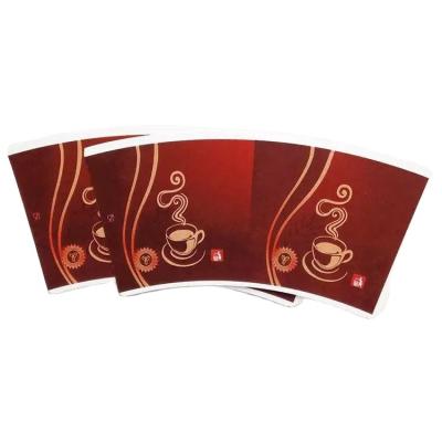 China Disposable Fan Paper For Paper Cup Drink Coffee Cup Raw Material for sale