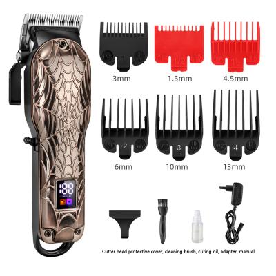 China 2022 Ceramic Blade China Professional Customized Portable Light Weight Electric Barber Hair Clipper Men Hair Trimmer For Men for sale