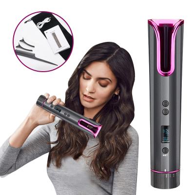 China Hair Styling Herf 65 WATTS Aluminum Cordless Automatic Hair Curler Hair Curler for sale