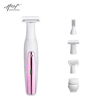 China Household Professional Electric Shaver for Women, 5 in 1 Lady Electric Razor, Facial Hair Cleaning Remover for sale