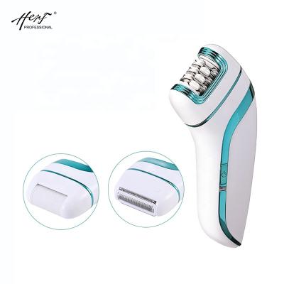 China Outdoor Herf Multifunctional 3 in 1 Rechargeable Waterproof Female Electric Epilator, Bikini Shaver, Callus Remover for sale