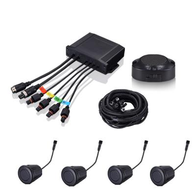 China Waterproof Heavy Duty Trucks Ultrasonic Detection Reversing Parking Sensor Kit With Monitor And Camera for sale