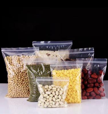 China Recyclable Food Grade Pe Zip Seal Ziplock Bag for sale