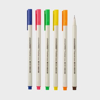 China For children or adult 2020 new style custom 0.2 /0.4/0.6/1.0 colored fineliner marker pen manufacturing, fine line drawing, color fineline marker set for sale