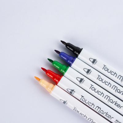 China + 3 Years 36 Colors Drawing Artist Alcohol Based Markers Twin Tip Doubles Sketch Permanent Coloring Markers for sale