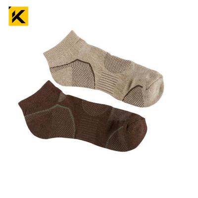 China KT1-A139 Viable Men's Brown Stocking Cut No Show Sock for sale