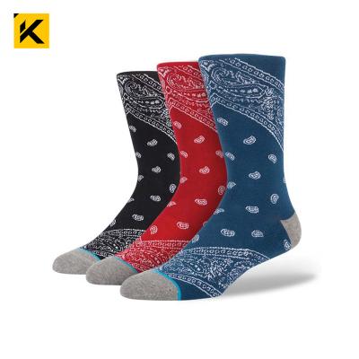 China Viable High Quality Colorful KT1-A397 Crew Bangs Bandana Socks for sale