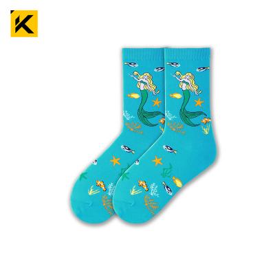 China KT1-A945 Mermaid Sustainable Socks Made In Japan Socks Mens Socks Cotton Elastane for sale