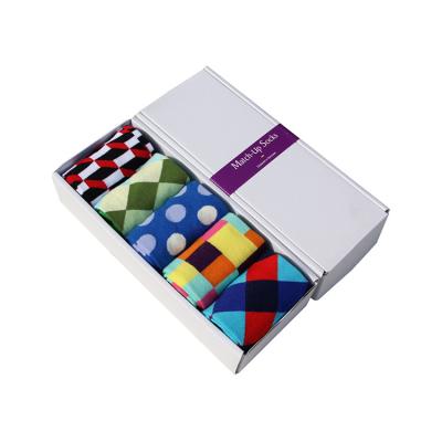 China Viable Gift Box Mens Socks Happiness Socks Gift Box KT1-A1127 Socks In Box for sale