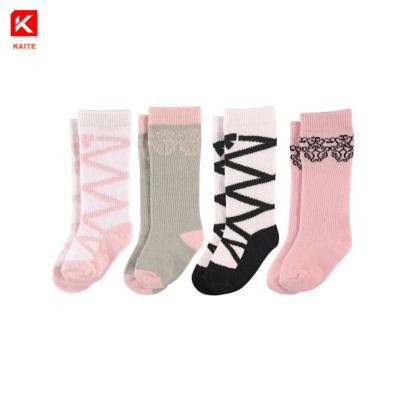 China Baby KT-A1-1188 High Knee Socks Antibacterial Baby Knee Socks Baby Knee High Socks for sale