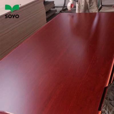 China Furniture And Decoration Low Price Laminated Melamine Paper Plywood 15MM for sale