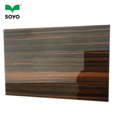 China Moisture Proof 16MM LA 18MM High Glossy UV Melamine Faced MDF Board /E1 E2 MDF for sale