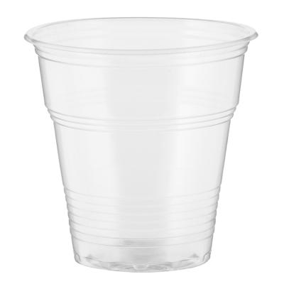 China Disposable Disposable PET Plastic Drink Cup With Flat / Dome Lid for sale