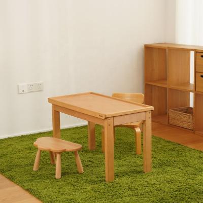 China Modern 3A Beech Wood Set Table And Party Desk Study Chair For Kids for sale