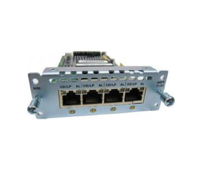 China Function Extension NIM-4MFT-T1/E1 4 Relay Port Multichannel T1/E1 Voice Module for sale