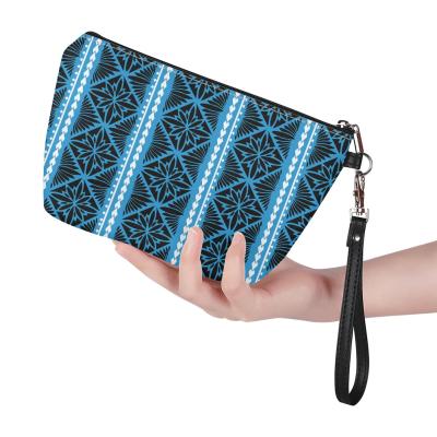 China Wholesale Bohemian Style Makeup Pouch Print Pattern Geometric Makeup Bag High Quality Eco-Friendly Custom Cosmetic Bag With Zipper Travel for sale