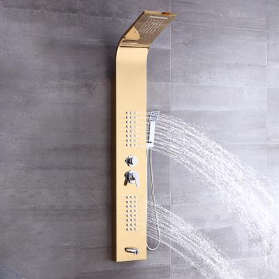 China Sliding Barless AIM Panels Granite Marble Shower Panel for sale