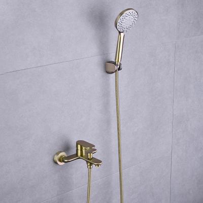 China Without Sliding Bar Bathtub Faucet Rose Gold Faucets Faucet Bathroom Bathtub Mixer Tap For Bathtub for sale