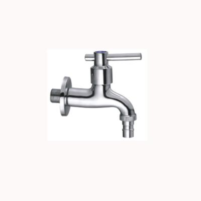 China Modern Wall Mounted Bibcock Faucet Garden Washing Machine Cold Water Garden Faucet Laundry Faucet Brass Chrome Polished Bib Cock Faucet Rainfall for sale