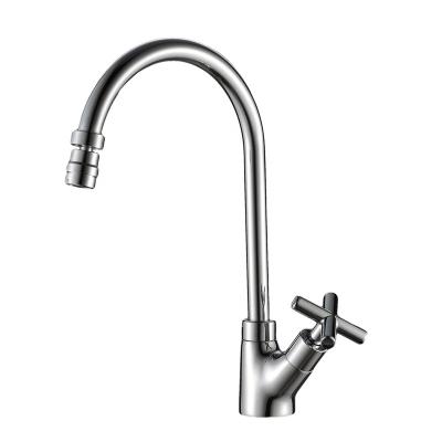 China Momali Taps Cheap Metered Economical Brass Rotatable Cold Water Faucet Kitchen Sink Faucet for sale