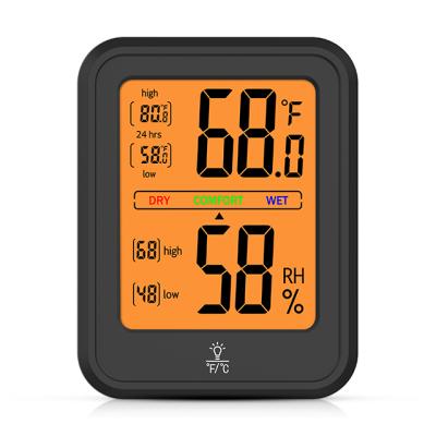 China 24 Hours Temperature Measurement Digital Thermometer Hygrometer Humidity Meter Thermometer Humidity Indicator Indoor Temperature and Humidity Monitor for sale