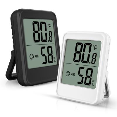 China Mini Temperature Gauge Humidity Meter Temperature Sensor Indoor Digital Thermometer 58*79*23mm for sale