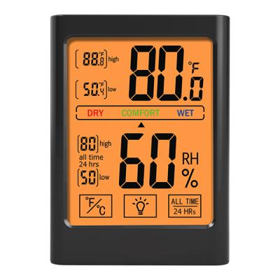 China Indoor Household Comfort Level Digital Thermometer Weather Thermometer Hygrothermograph Temperature Humidity Recorder 106*77*22MM for sale