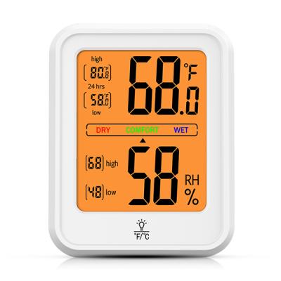 China 24 Hours Temperature Measurement Digital Hygrometer Thermometer Humidity Meter Room Thermometer Indoor Temperature and Humidity Monitor for sale