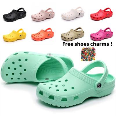 China Hot Selling Deodorization Adult Women Slippers Wholesale Classic Shoes For Designer Crok Shoe Kids Sports Clog Shoes With Logo for sale