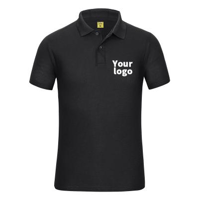 China High Quality Custom Printing T-Shirt OEM Logo Plain Blank Men's Polo Shirt Anti-wrinkle Embroidery Polo Shirt for sale