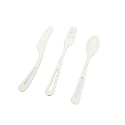 China Disposable 7.5 Inch Silverware Sets CPLA Compostable Cutlery 150 Pieces Tableware for sale