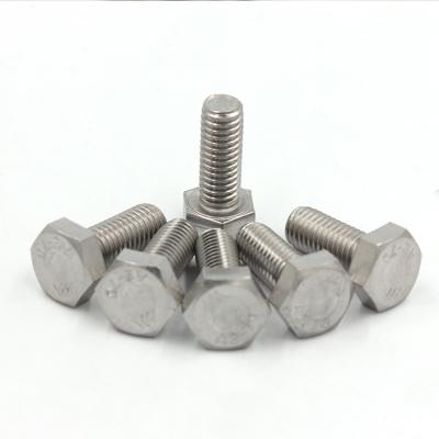 China Hex high quality and hot sale metal hexagon screws stainless steel hex screw with head cap for sale