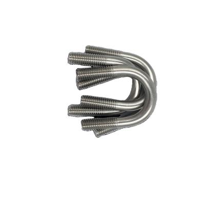 China M4 M6 M8 stainless steel hot-selling manufacturer provide mental stainless steel u-bolt sizes with u-shape for sale