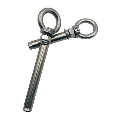 China Industry M8 ring expansion bolt stainless steel thread shank eye anchor with ring metal ring expansion bolt for sale