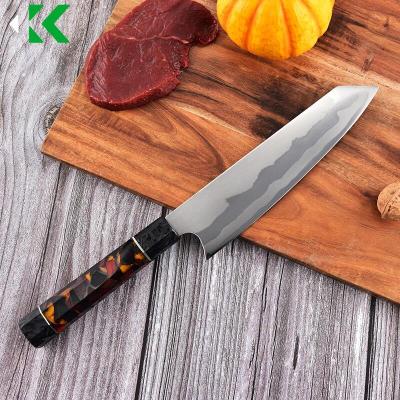 중국 Stocked New Arrival 8 Inch 67Layers Damascus Steel Knife Chef Kitchen Knife With Resin Handle 판매용